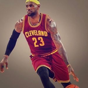 Burgundy 2017 Lebron James Cavaliers Jersey